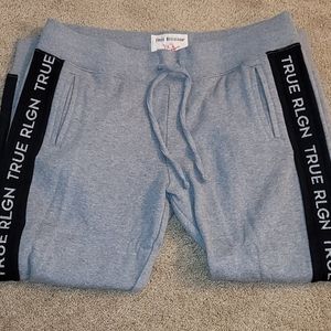 Womens true religion sweats pants size XL